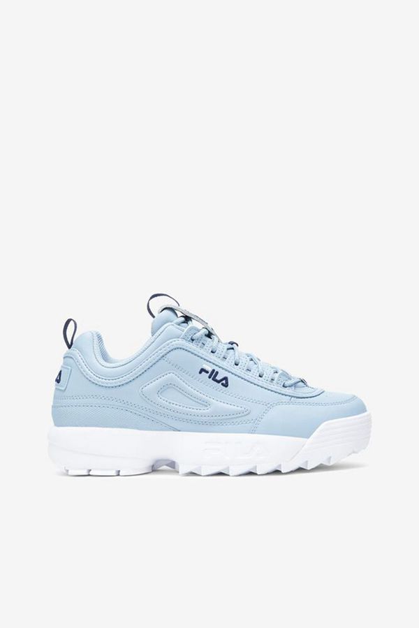 Fila Disruptor 2 Premium Chunky Women's Trainers Shoes - Blue/White,NZ 392-30768